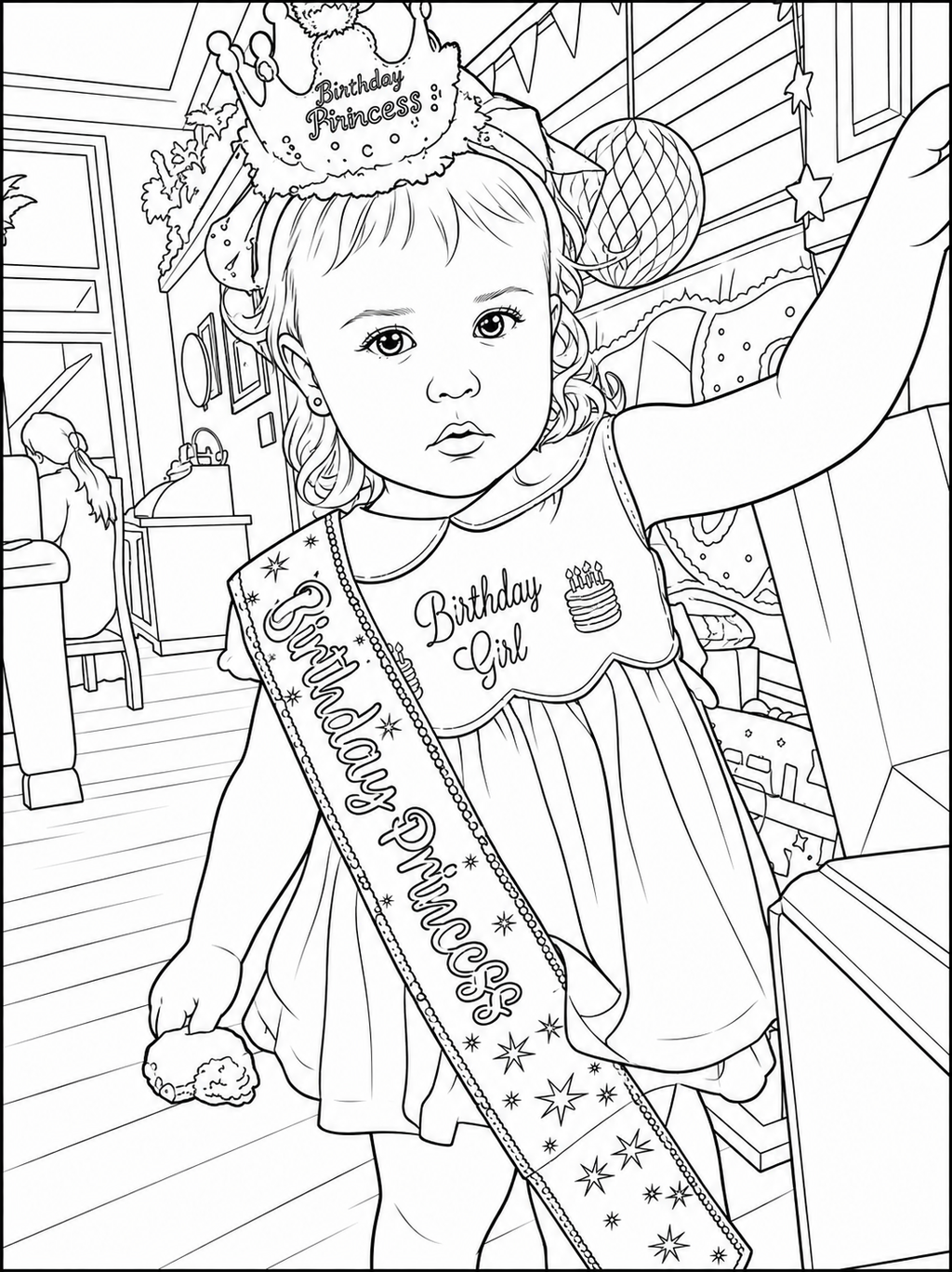 Custom Coloring Page From Your Photo | Printable PDF