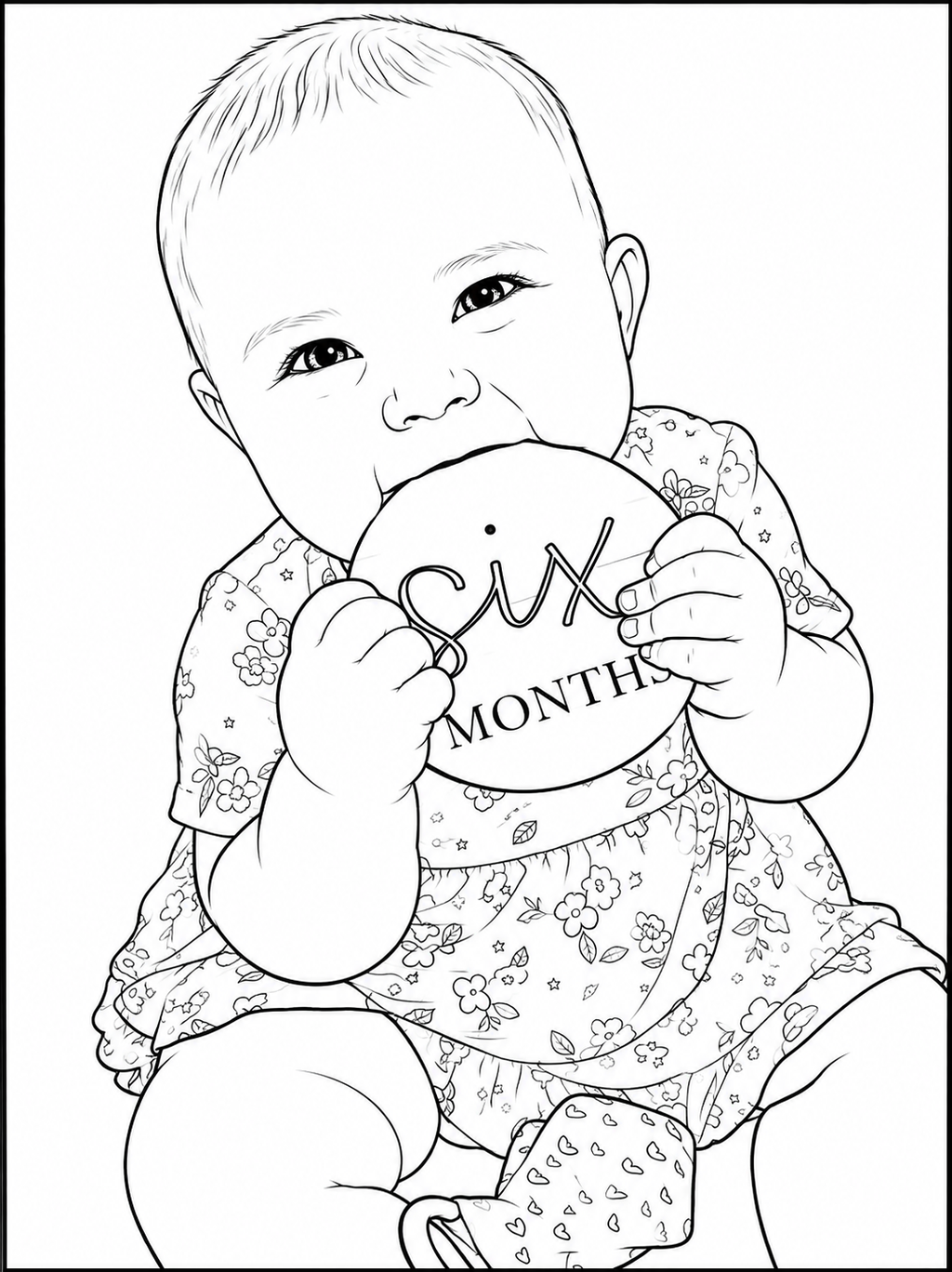 Custom Coloring Page From Your Photo | Printable PDF