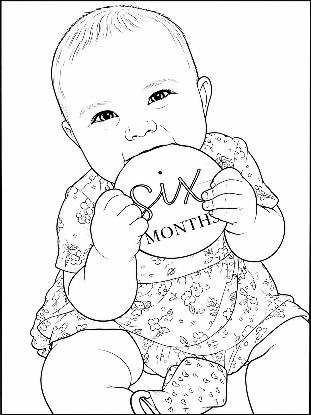 Custom Coloring Page From Your Photo | Printable PDF