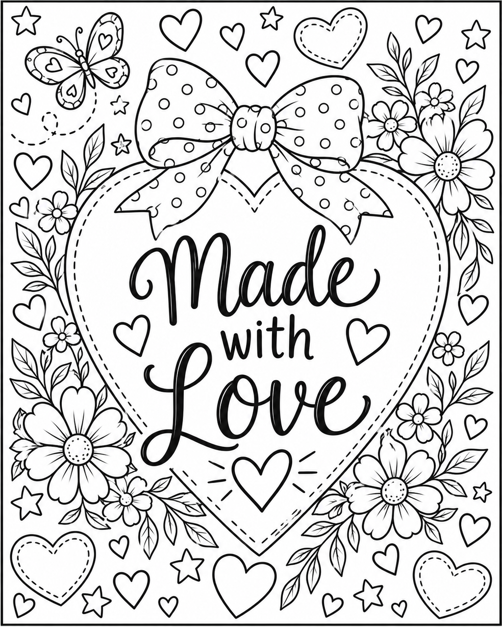 Personalized 10-Page Coloring Book From Your Photos | PDF
