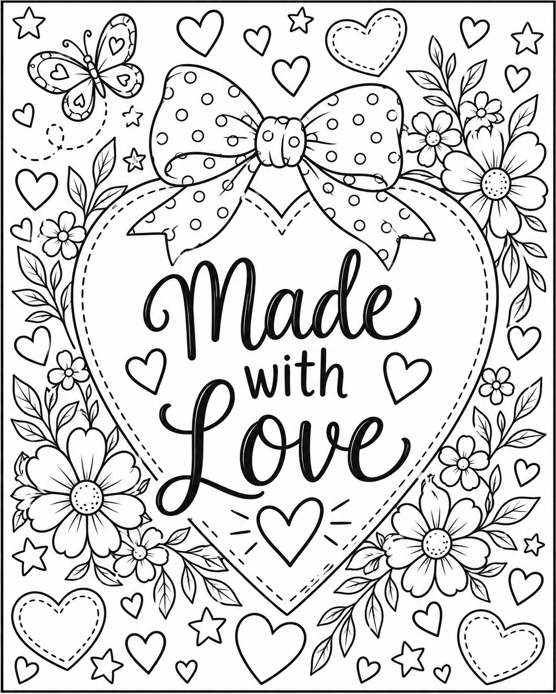 Personalized 10-Page Coloring Book From Your Photos | PDF