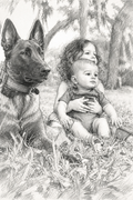 Custom Pencil Sketch Portrait From Your Photo | Digital Download