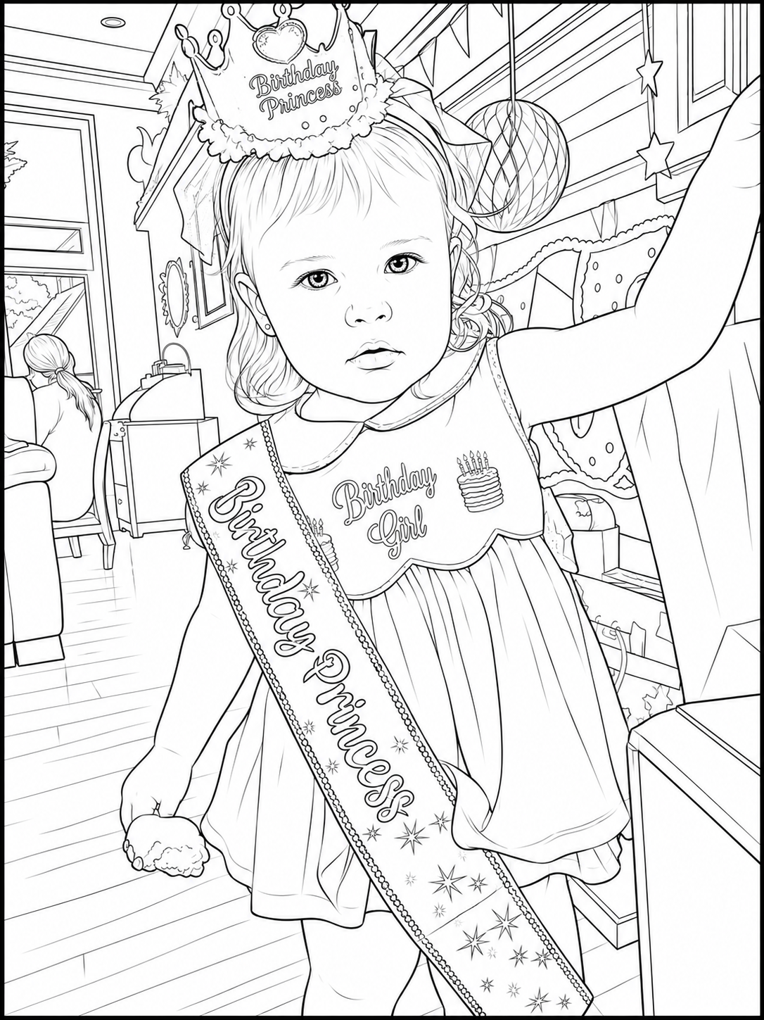 Personalized 10-Page Coloring Book From Your Photos | PDF