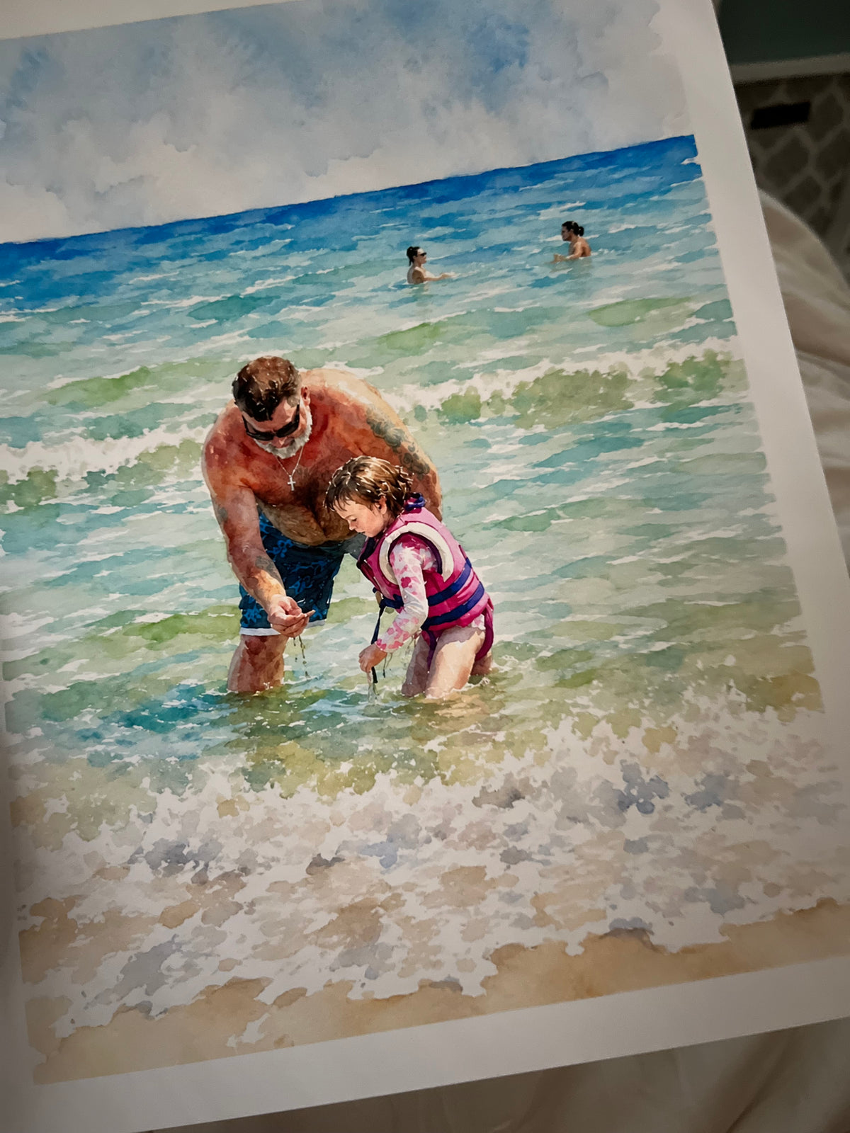 Custom Watercolor Portrait From Your Photo | Digital Download