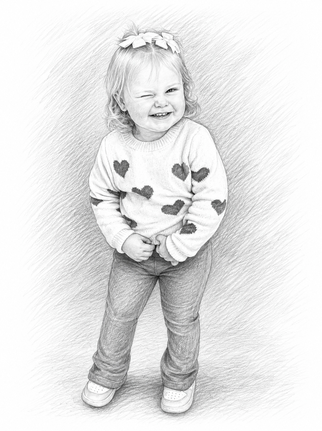 Custom 10-Page Pencil Sketch Book From Your Photos | PDF