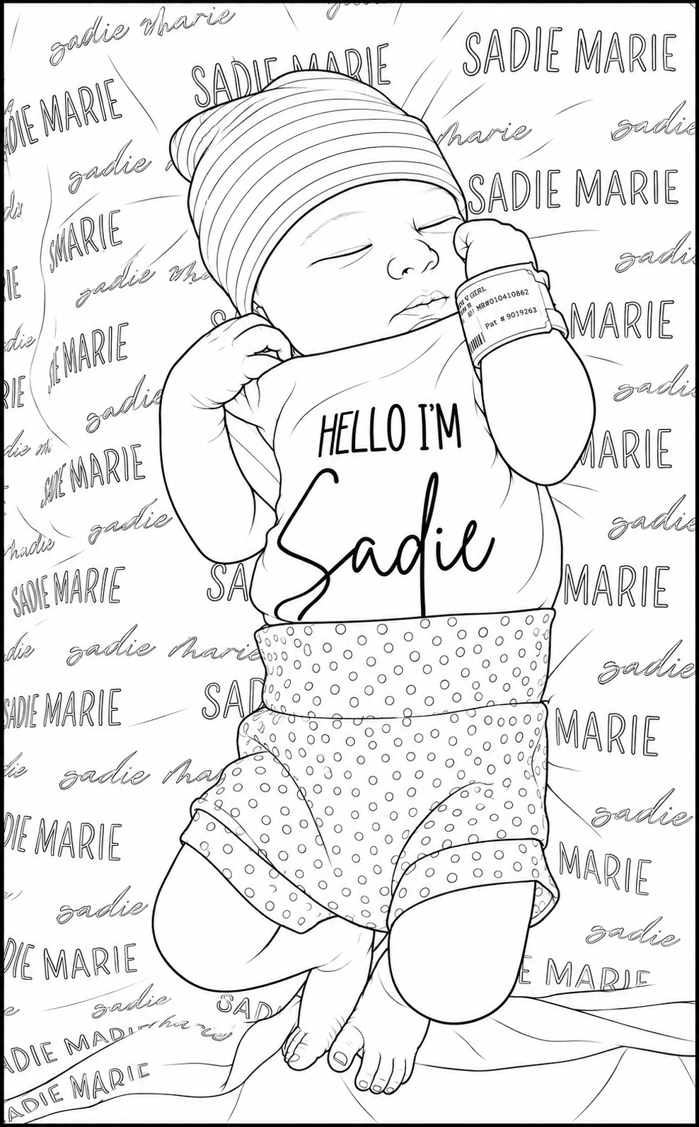 Custom Coloring Page From Your Photo | Printable PDF