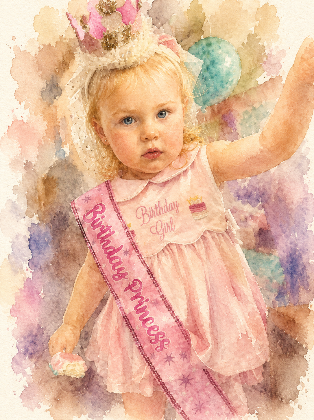 Custom Watercolor Portrait From Your Photo | Digital Download
