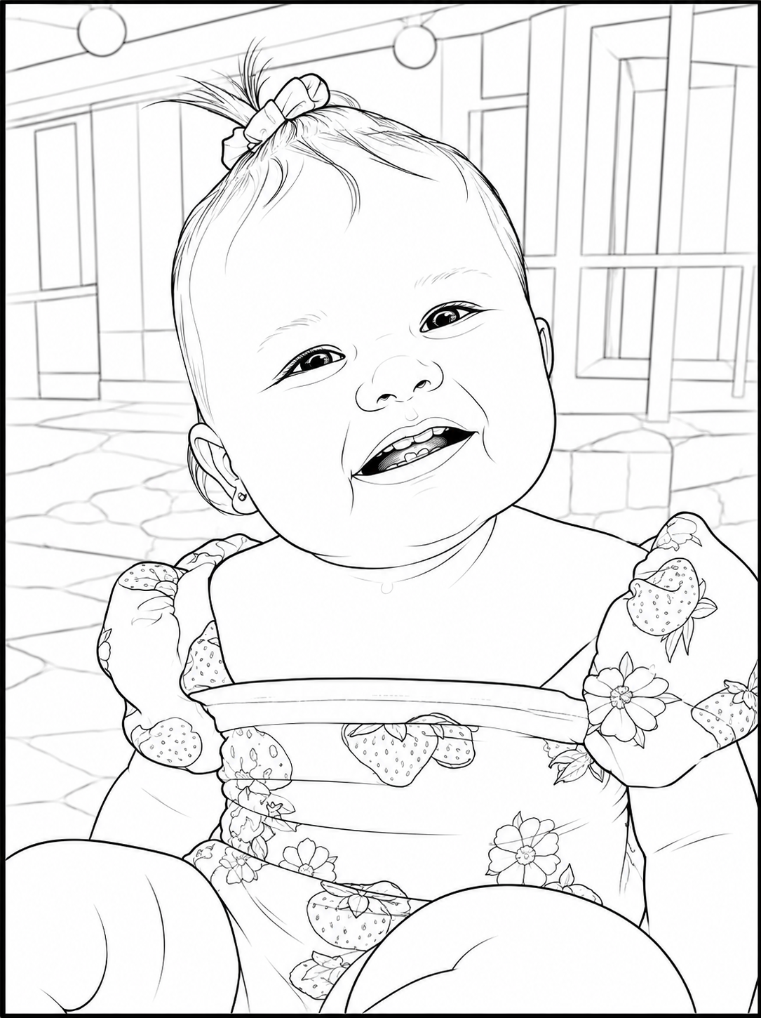 Personalized 10-Page Coloring Book From Your Photos | PDF