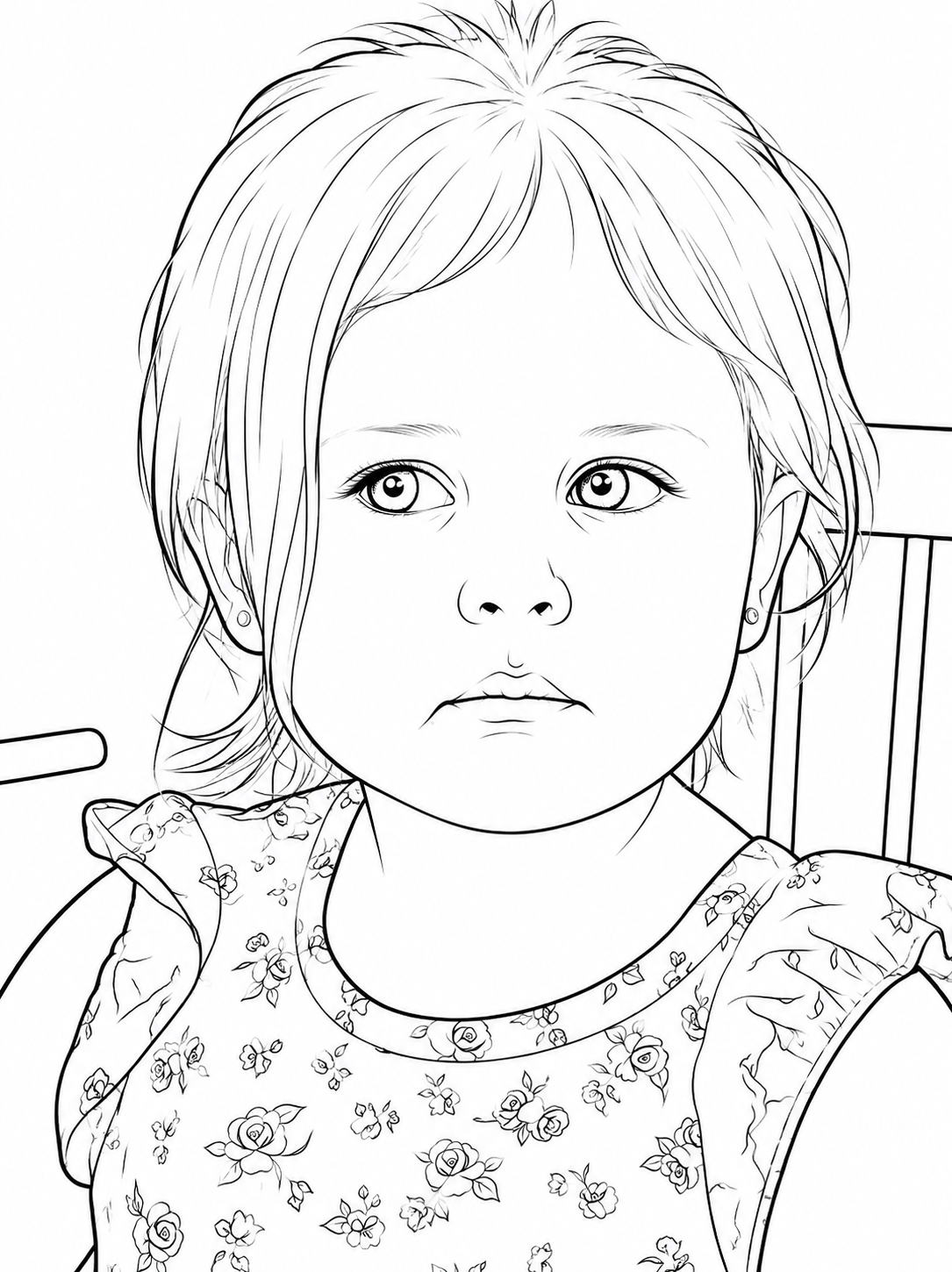 Custom Coloring Page From Your Photo | Printable PDF