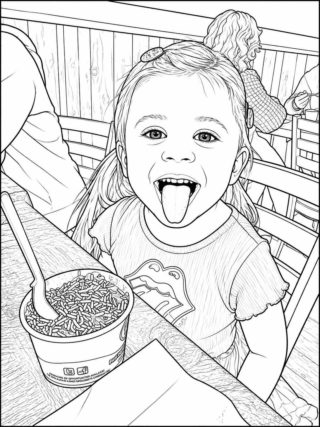 Custom Coloring Page From Your Photo | Printable PDF