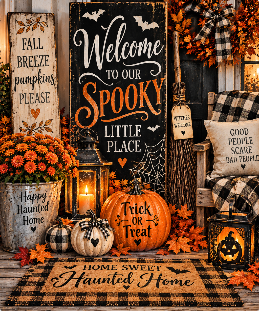Halloween Wall Art Bundle | 12 Printable Digital Downloads